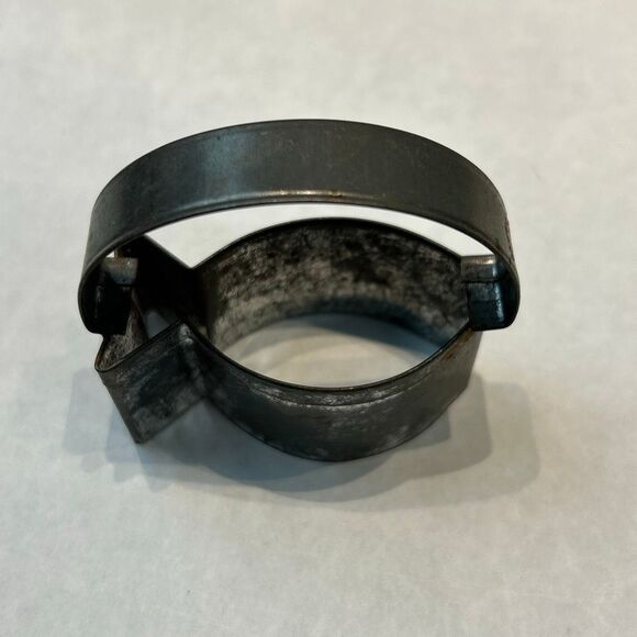 Vtg SET Aluminum Cookie Cutter w/ Handle Metal Heart Fish Mickey Mouse Arrow - Picture 2 of 10